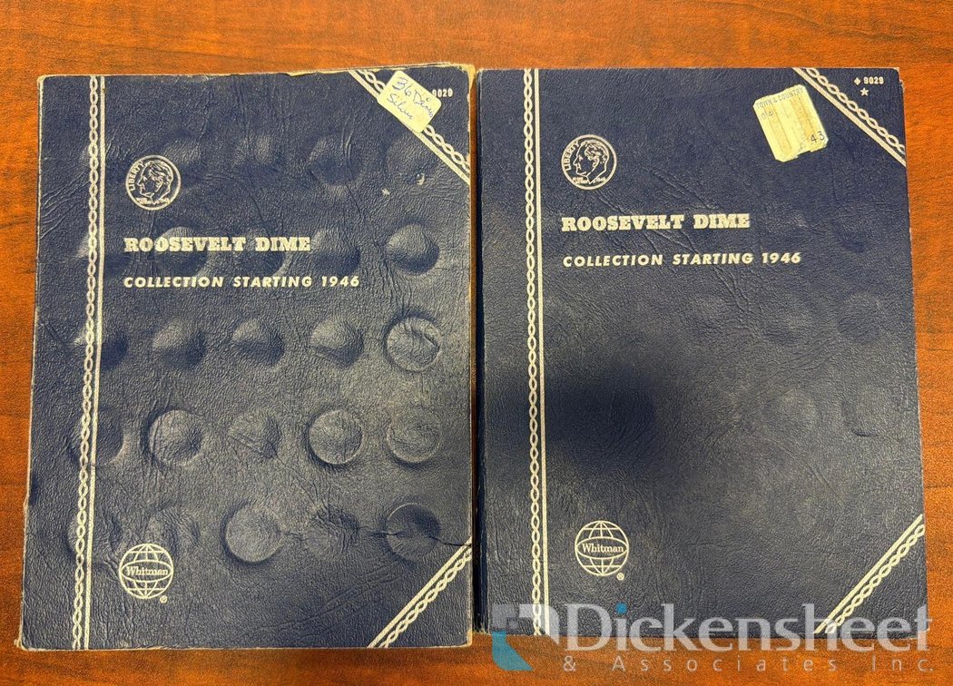 (2) ROOSEVELT DIME COLLECTION SET