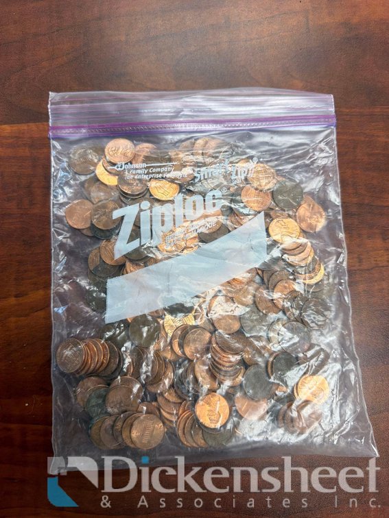 BAG OF PENNIES