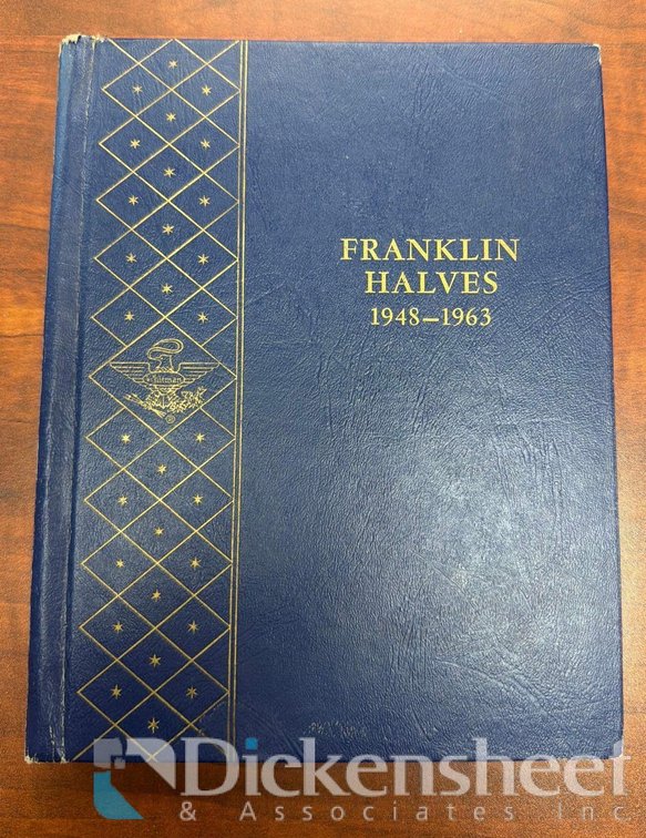 FRANKLIN HALVES COLLECTION BOOK