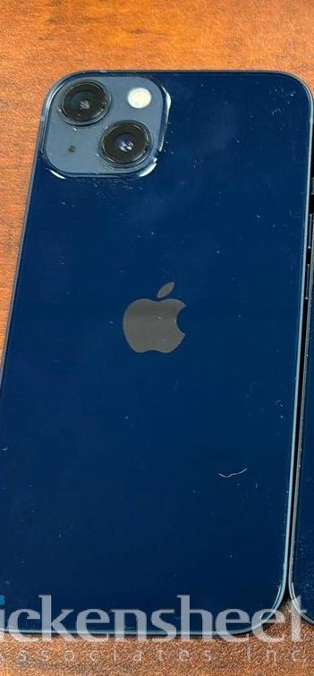 (3) DARK BLUE IPHONE