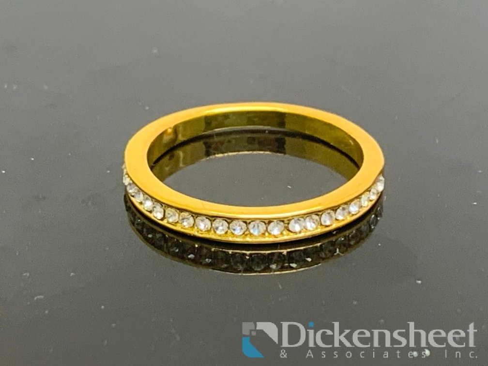 Gold Tone Wedding Band