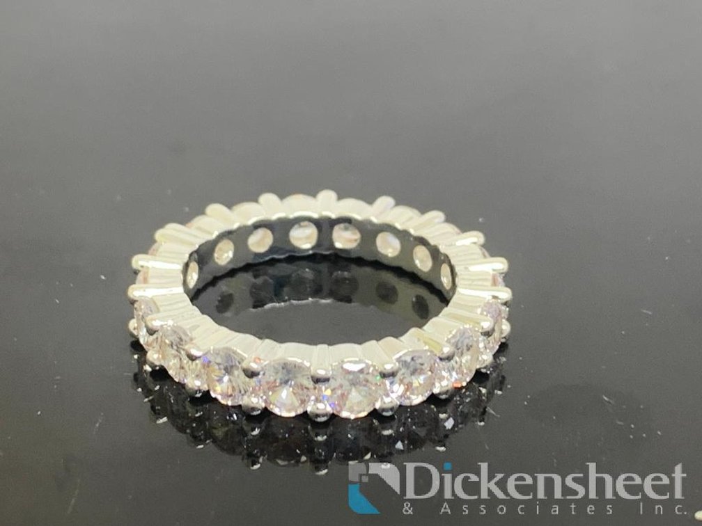 Silver Tone Wedding Band