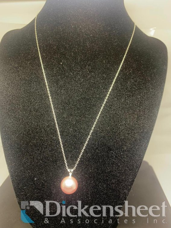 Sterling Silver Pearl Necklace