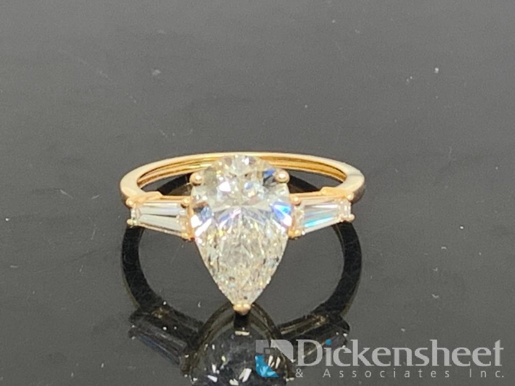 2.97 CTW Lab Grown Diamond Engagement Ring
