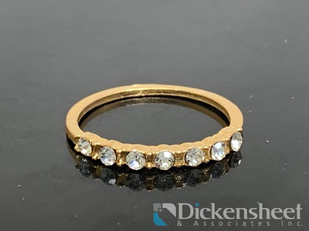 Gold Tone Wedding Band