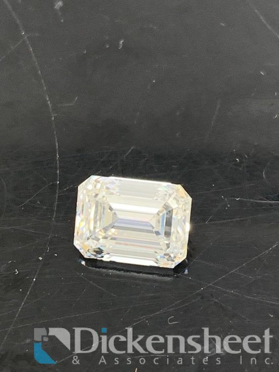 3.17 Carat Loose Lab Grown Emerald Cut Diamond
