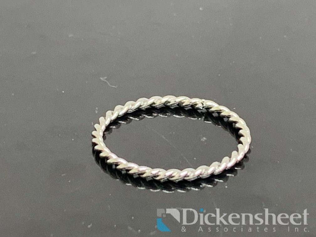 Silver Tone Wedding Band