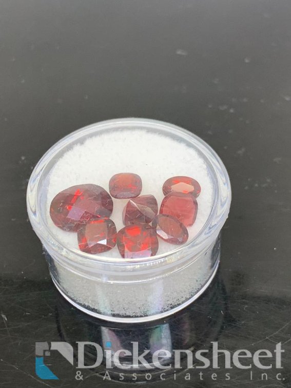 Lot of Loose Red Gemstones