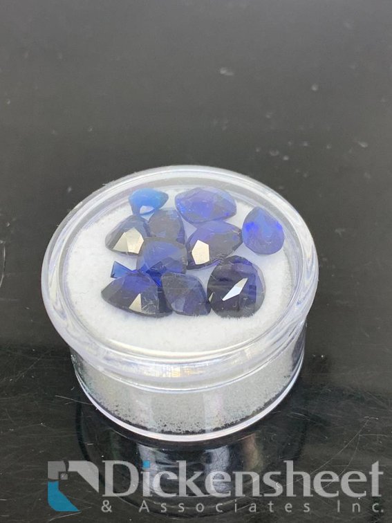 Lot of Loose Blue Gemstones