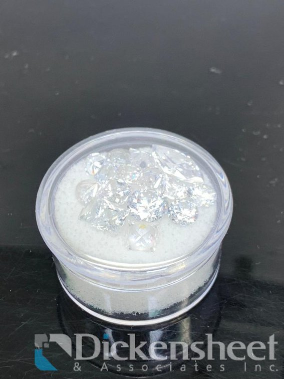 Lot of Loose Clear Gemstones