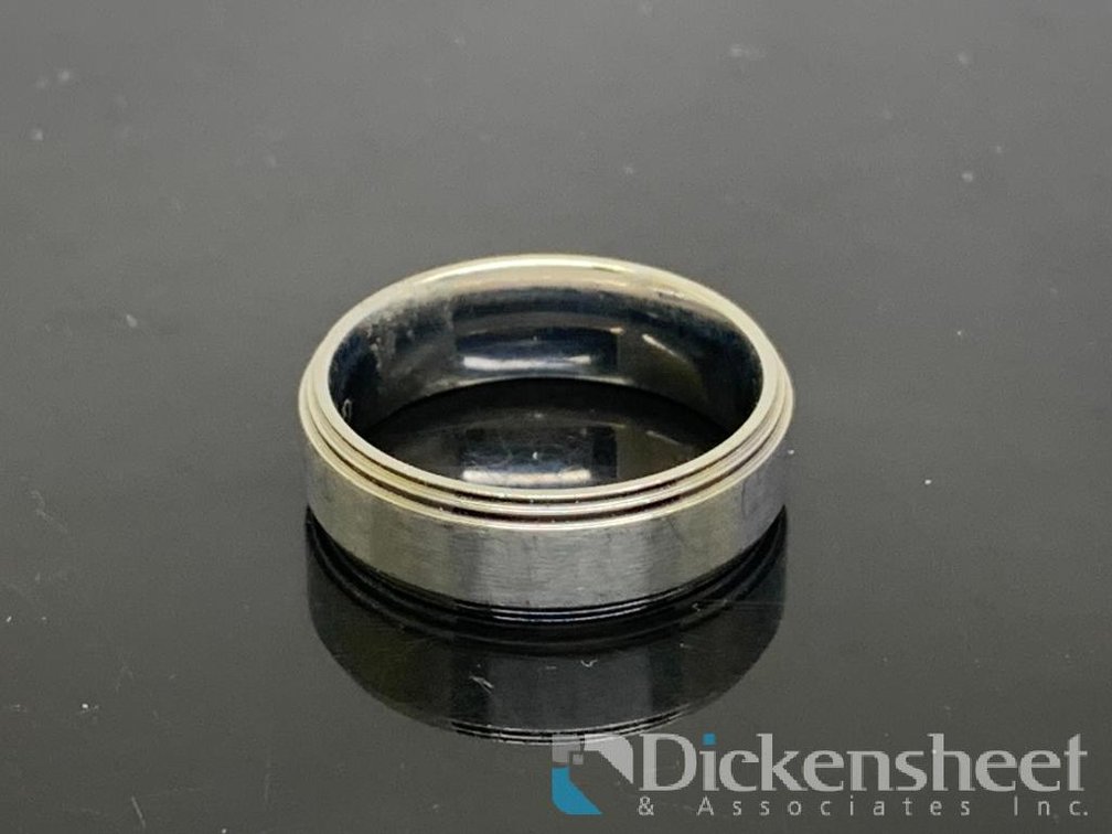 Silver Tone Wedding Band