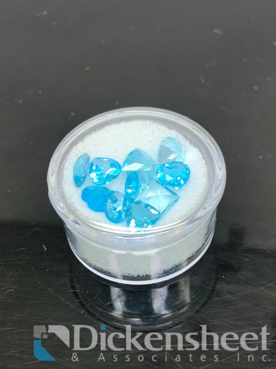 Lot of Loose Light Blue Gemstones