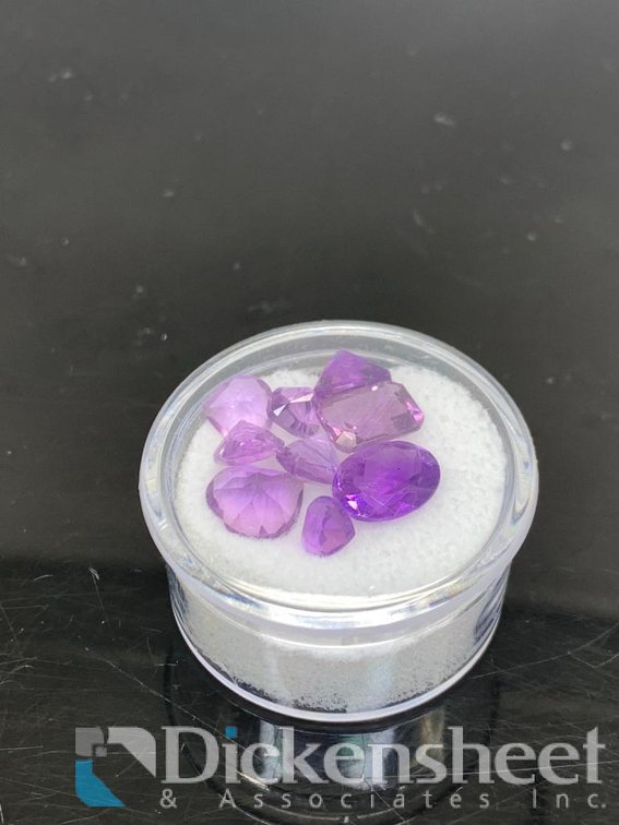 Lot of Loose Purple Gemstones