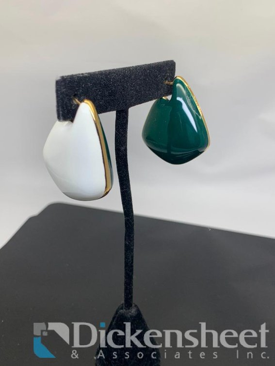 Bottega Veneta Small Fin Earrings 18k Gold Over Sterling Silver