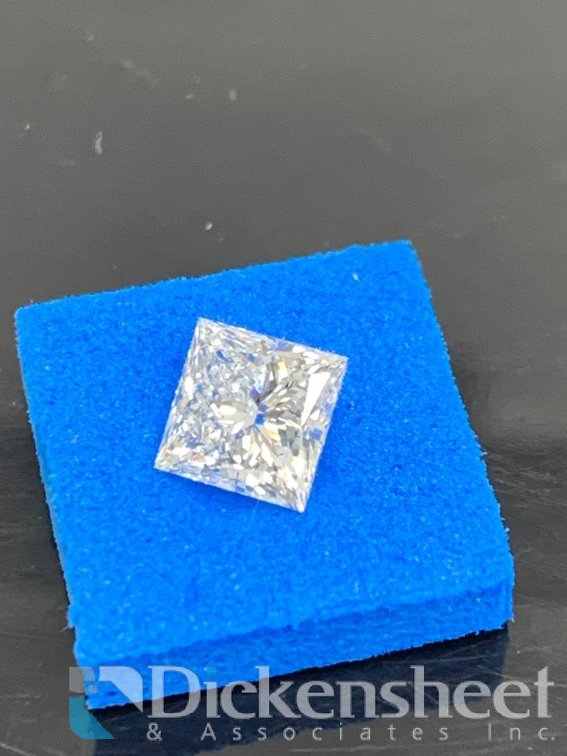 1.10 Carat Loose Lab Grown Princess Cut Diamond