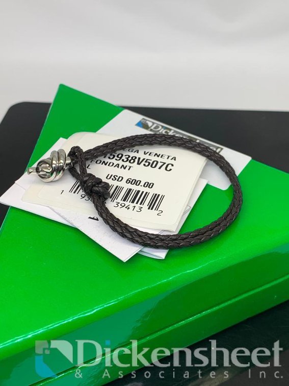 Bottega Veneta Sterling Silver Knot Braided Bracelet