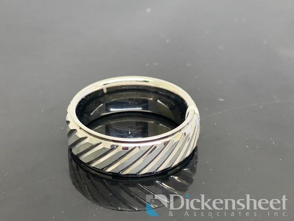 Silver Tone Wedding Band