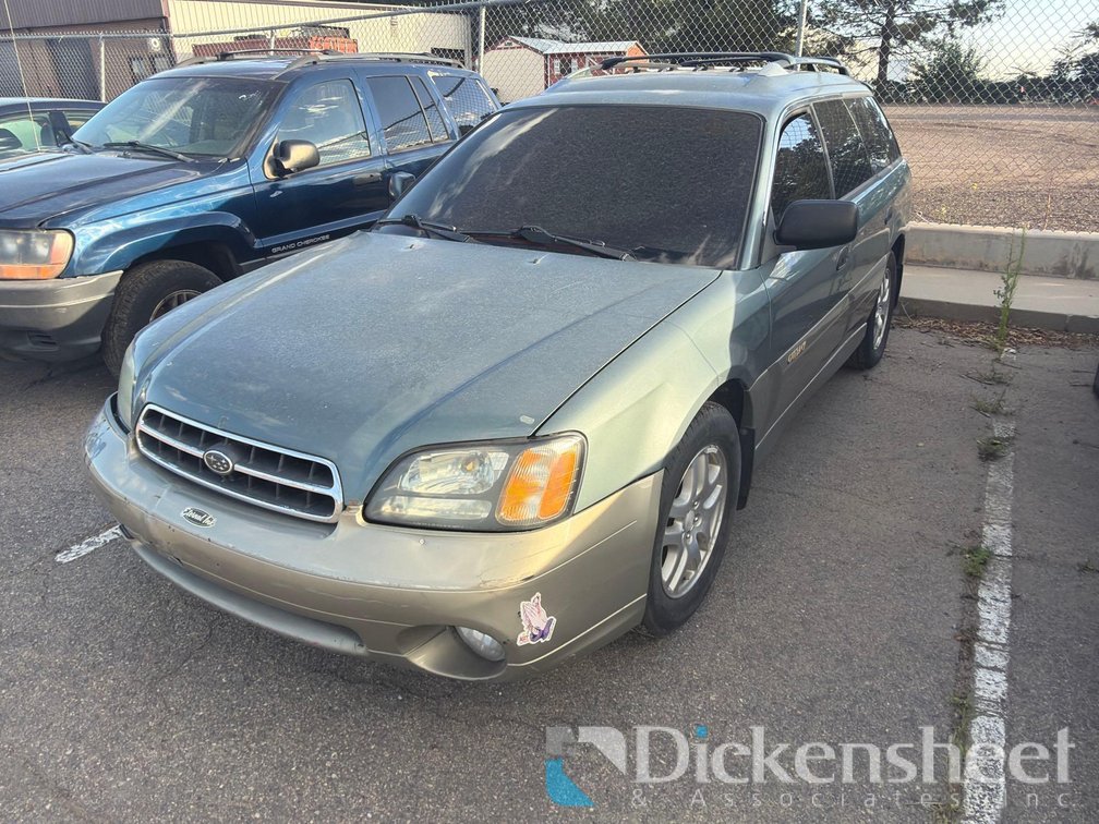 2002 Subaru Legacy Outback Wagon,  4S3BH675827636519-KEY