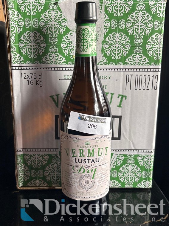 (9) BOTTLES OF VERMUT LUSTAU DRY VERMOUTH