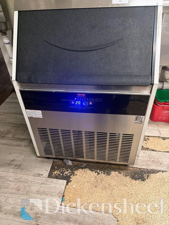 VEVOR UNDERCOUNTER CUBED ICE MACHINE