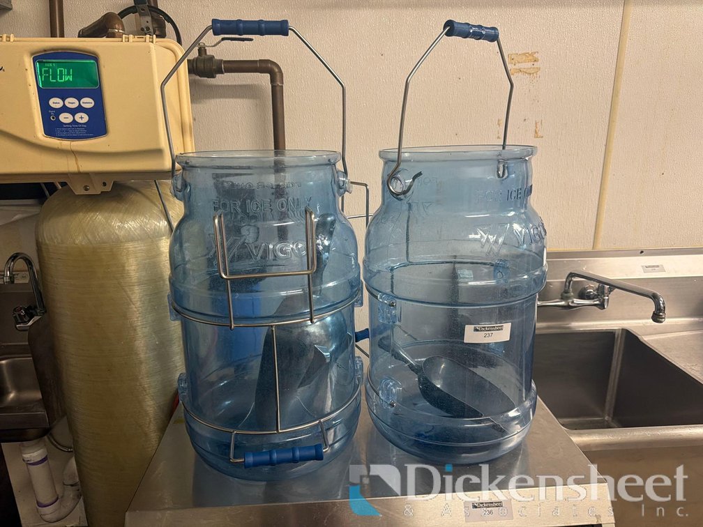 LOT OF (2) VIGOR ICE BUCKETS