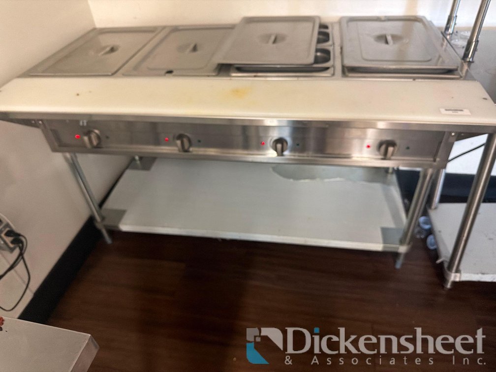 FOUR COMPARTMENT ELECTRIC STEAM TABLE