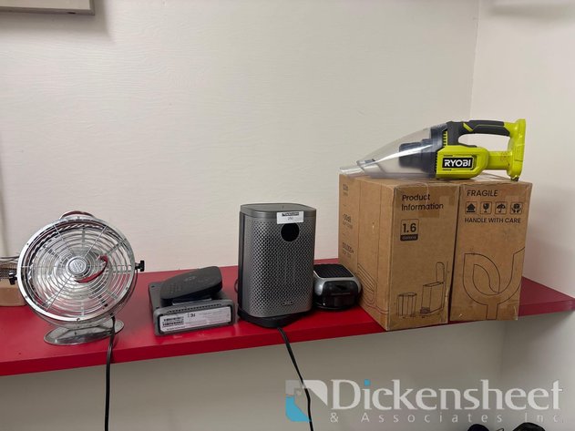 Image for FAN, HEATERS, MINIATURE TRASH CANS, AND HANDHELD VACUUM