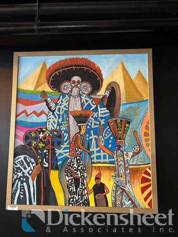 Image for FRAMED ARTWORK SIGNED IN LOWER RIGHT CORNER