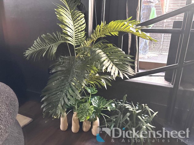 Image for FAUX POTTED PLANTS LOT