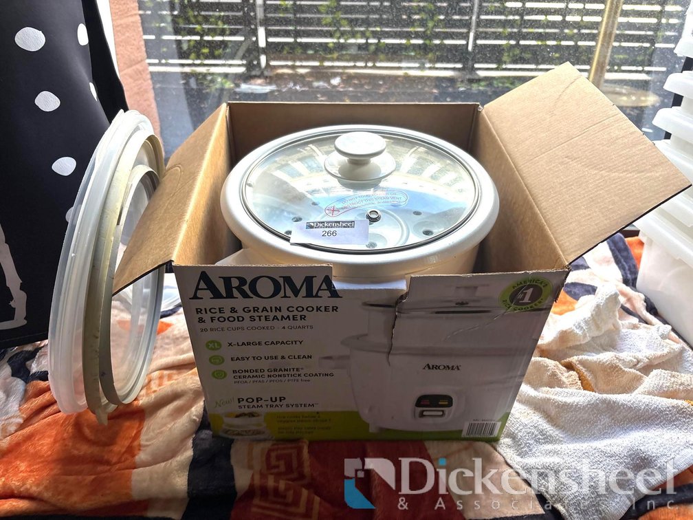 AROMA RICE & GRAIN COOKER AND FOOD STEAMER