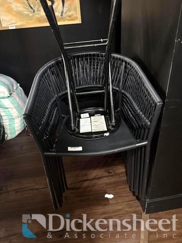 Image for (8) PATIO STACK CHAIRS