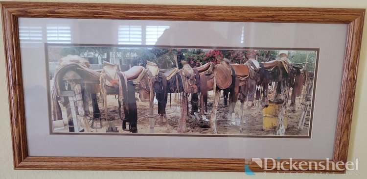 Image for VERTICAL PRINT OF A VARIETY OF SADDLES