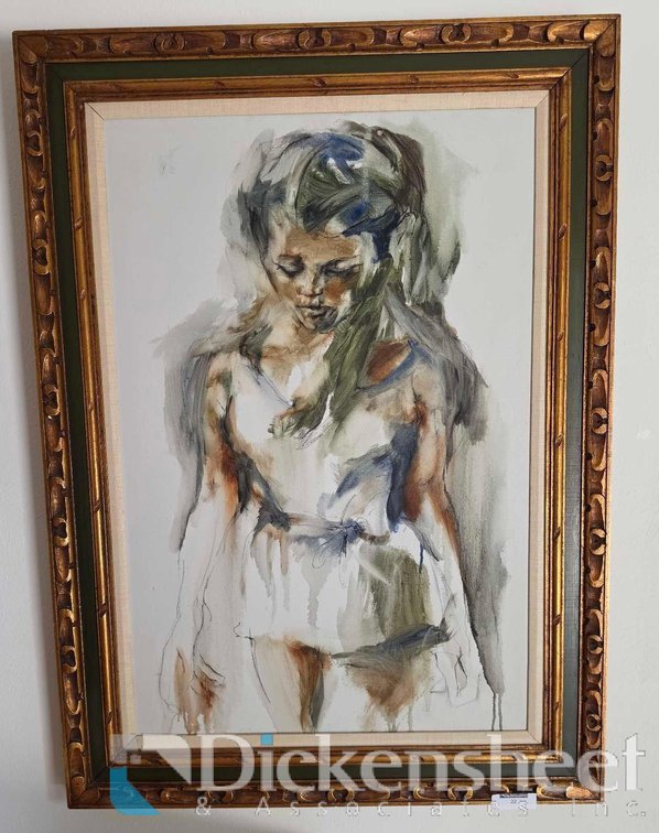 GIRL FRAMED ARTWORK
