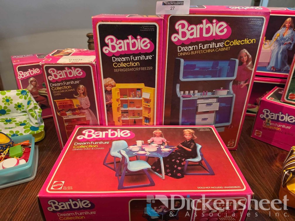 VINTAGE BARBIE DREAM FURNITURE - KITCHEN SELECTIONS
