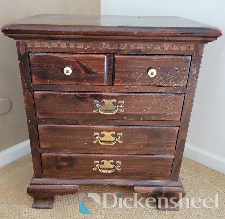 DARK WOOD NIGHT STAND