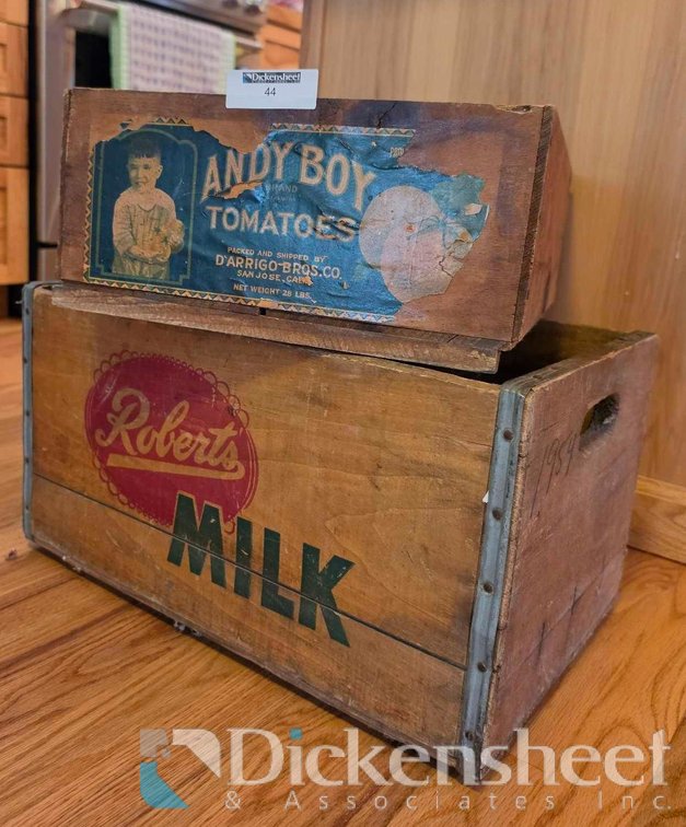 VINTAGE WOOD CRATES
