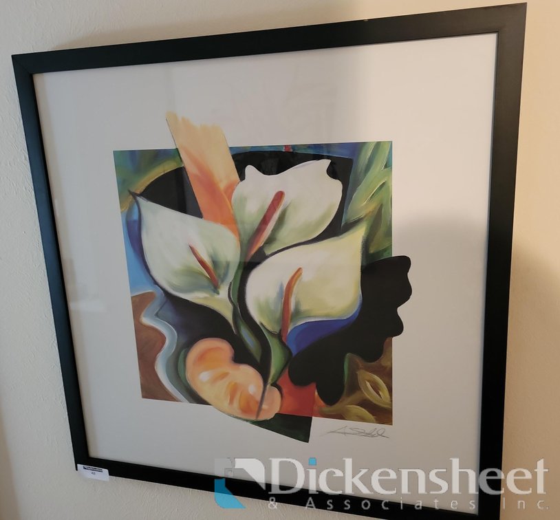(2) SIGNED ALFRED GOCKEL ARTWORK