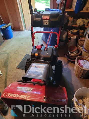 Image for TROY-BILT STORM 2660 GAS POWERED SNOW BLOWER (LIKE NEW)