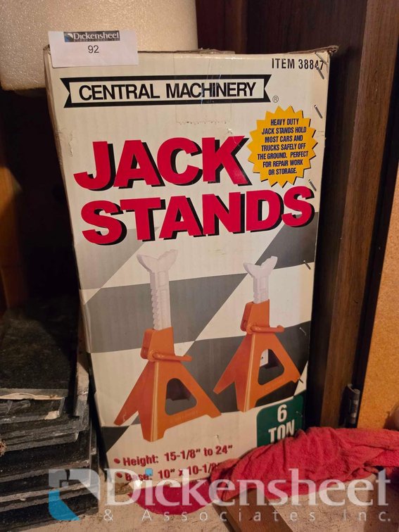 6 TON PAIR OF JACK STANDS