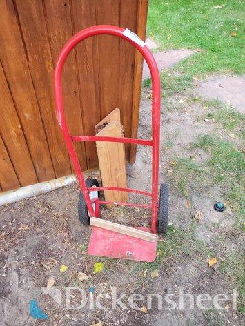 Image for SMALL HAND TRUCK AND (2) HARD RUBBER WHEELS