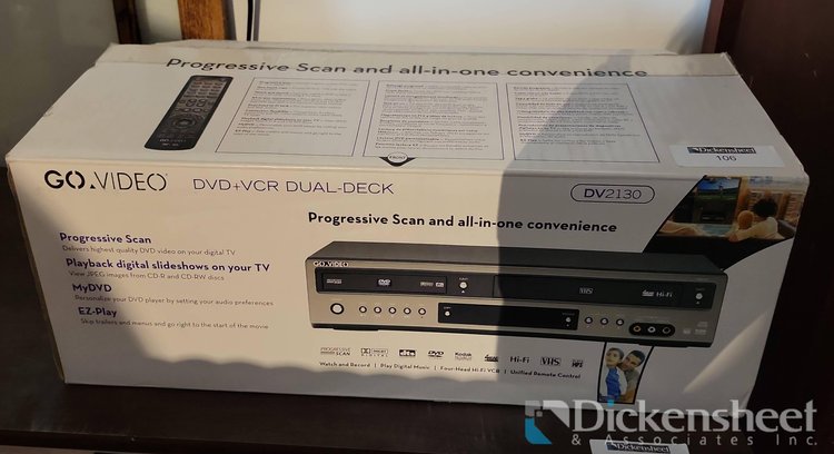 Image for DVD & VCR DUAL DECK LIKE NEW IN BOX