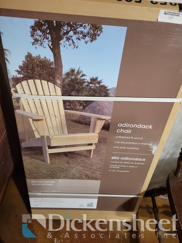 Image for (1) ADIRONDACK CHAIR NEW IN BOX