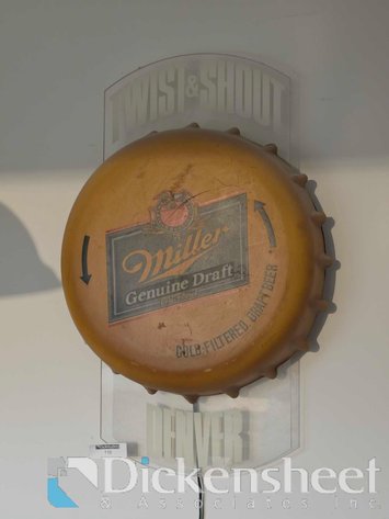 Image for MILLER GENUINE DRAFT 'DENVER'  BEER SIGN