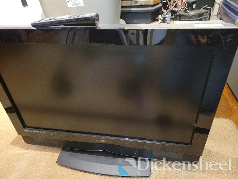 36' VIZIO TELEVISION WITH BUILT IN SPEAKER BAR
