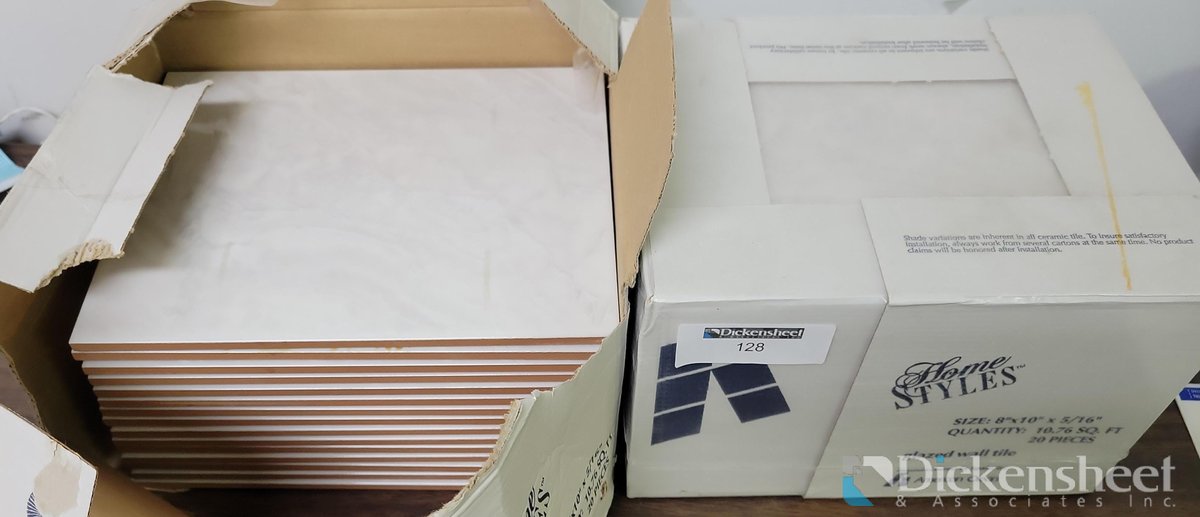 (3) BOXES GLAZED WALL TILES