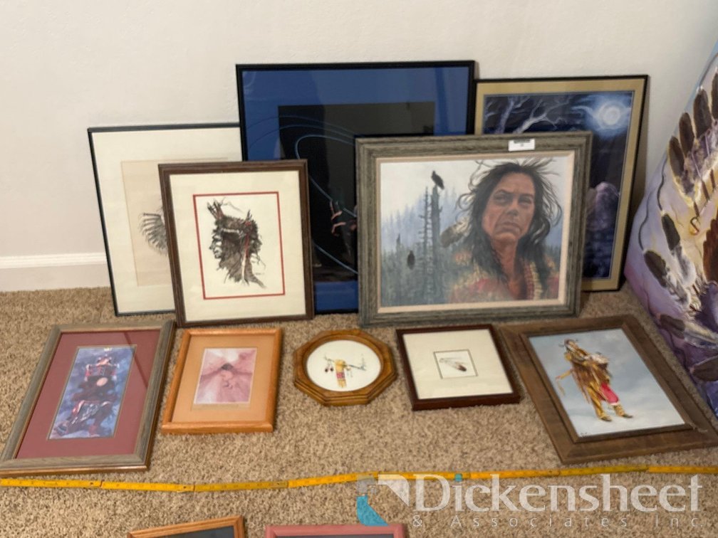 (11) NATIVE ARTWORKS AND PAINTINGS