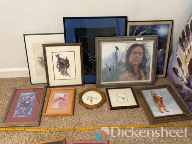 Image for (11) NATIVE ARTWORKS AND PAINTINGS
