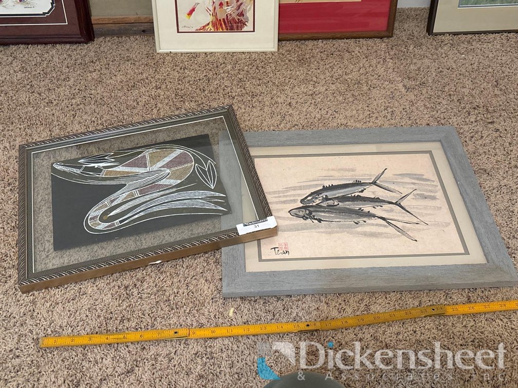 (2) FISH ARTWORKS