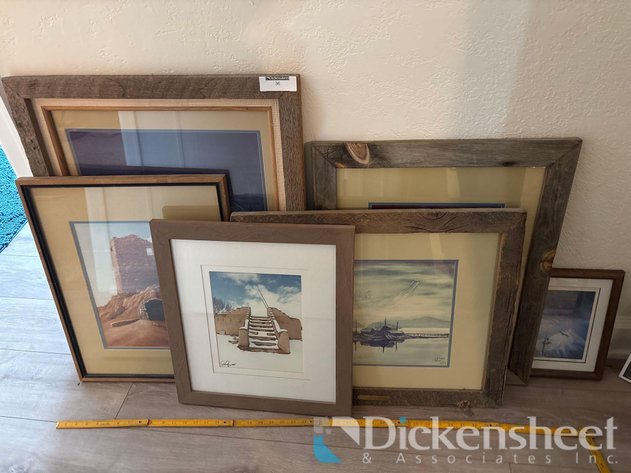 Image for SELECTION OF FRAMED PHOTOS AND PAINTINGS