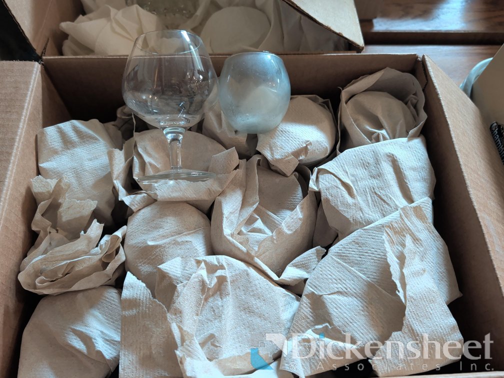 CANDLE HOLDERS AND GLASSWARE